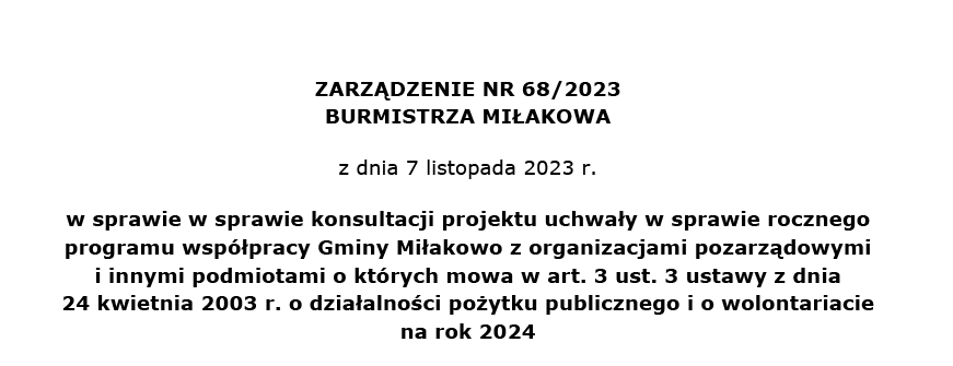zarządzenie 68.2023